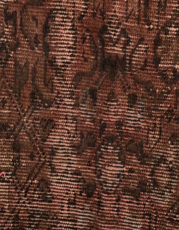 Detail image of 4' x 9' 8  Hand Knotted Ultra Vintage Persian Wool Runner Rug