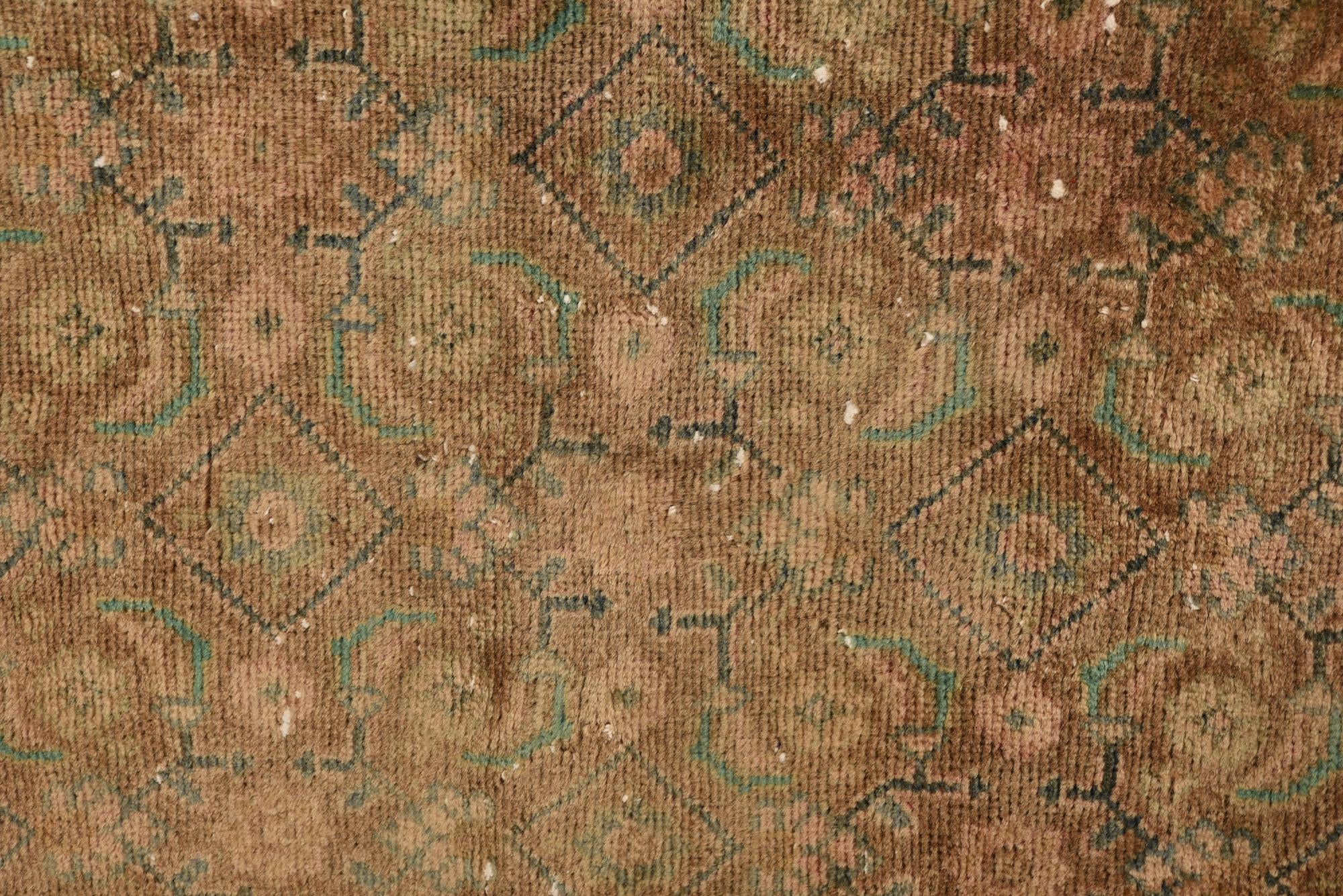 3' 6 x 9' 5 Hand Knotted Ultra Vintage Persian Wool Runner Rug