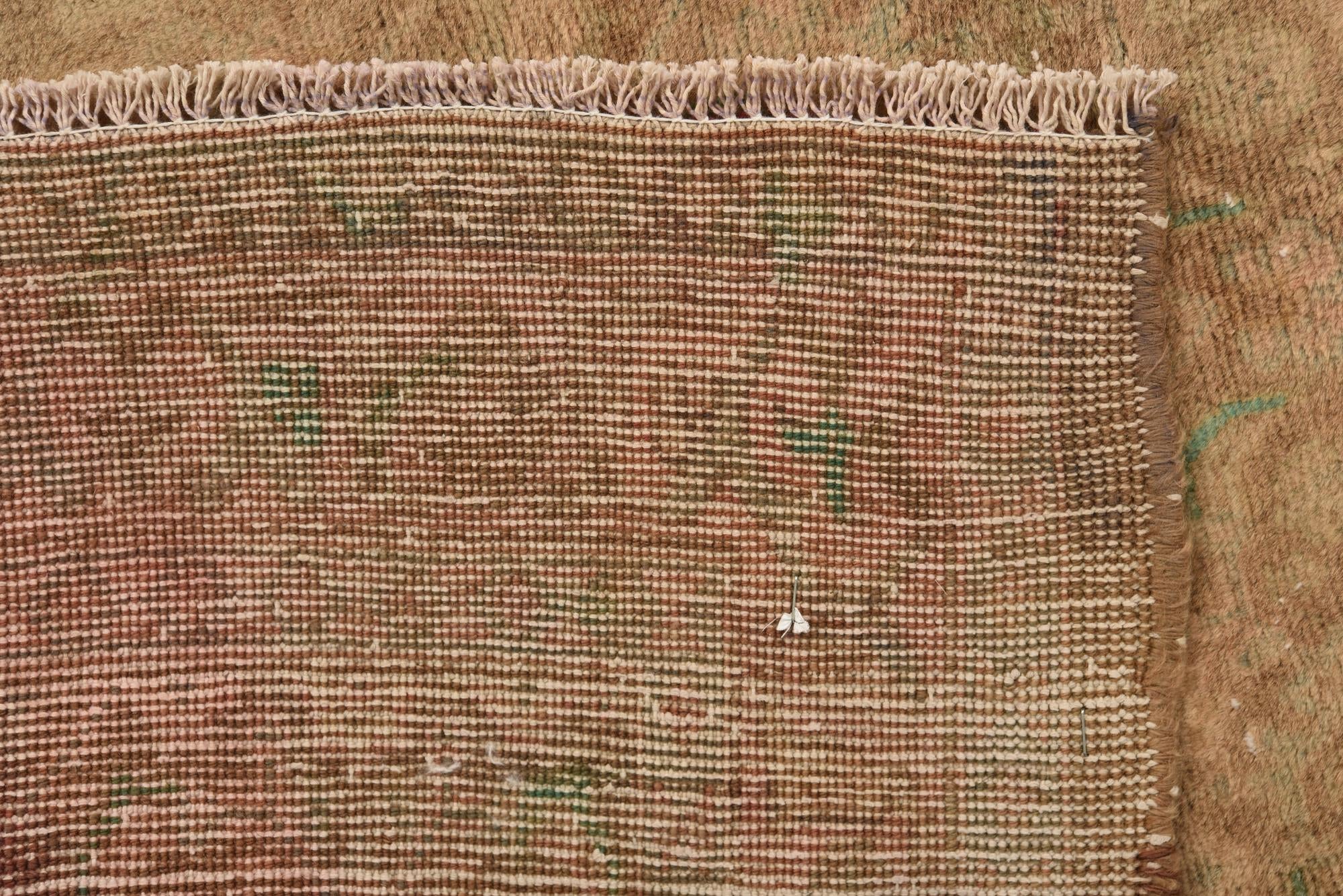 3' 6 x 9' 5 Hand Knotted Ultra Vintage Persian Wool Runner Rug