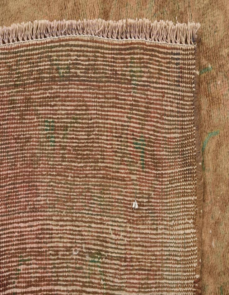 Detail image of 3' 6 x 9' 5  Hand Knotted Ultra Vintage Persian Wool Runner Rug