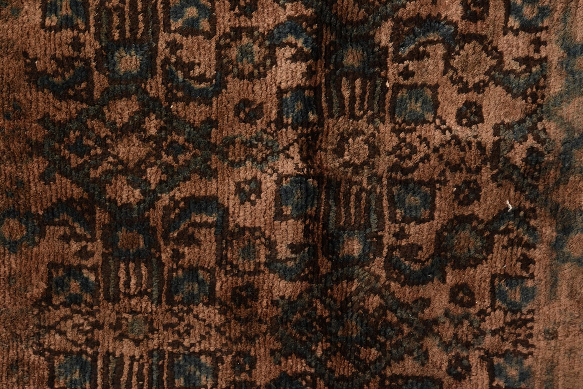 4' x 9' 3 Hand Knotted Ultra Vintage Persian Wool Runner Rug