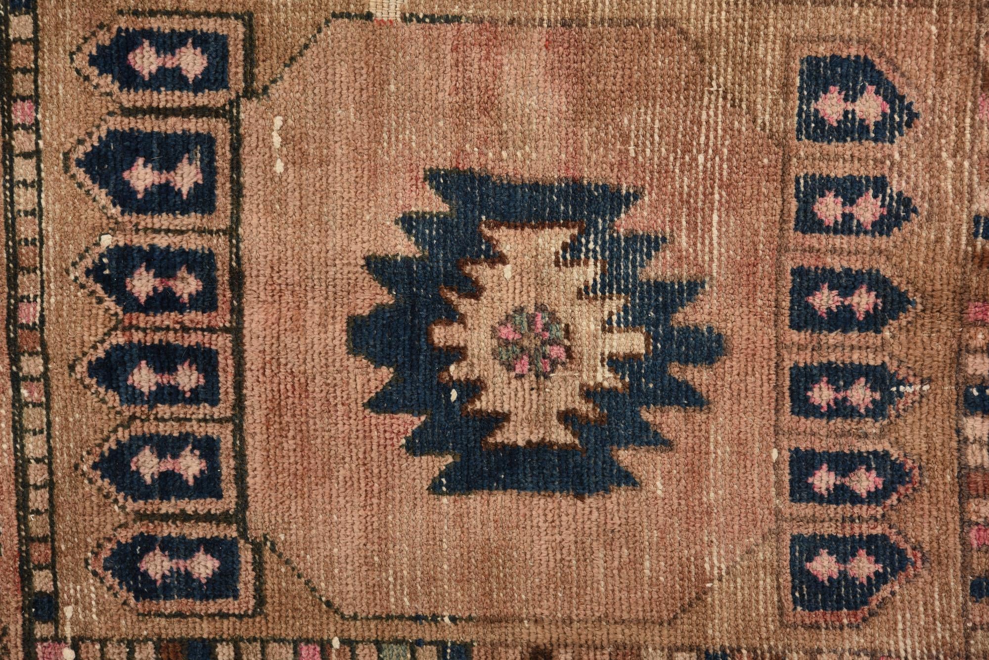 130cm x 275cm anudado a mano Ultra Vintage Alfombra Persa Lana Pasillera