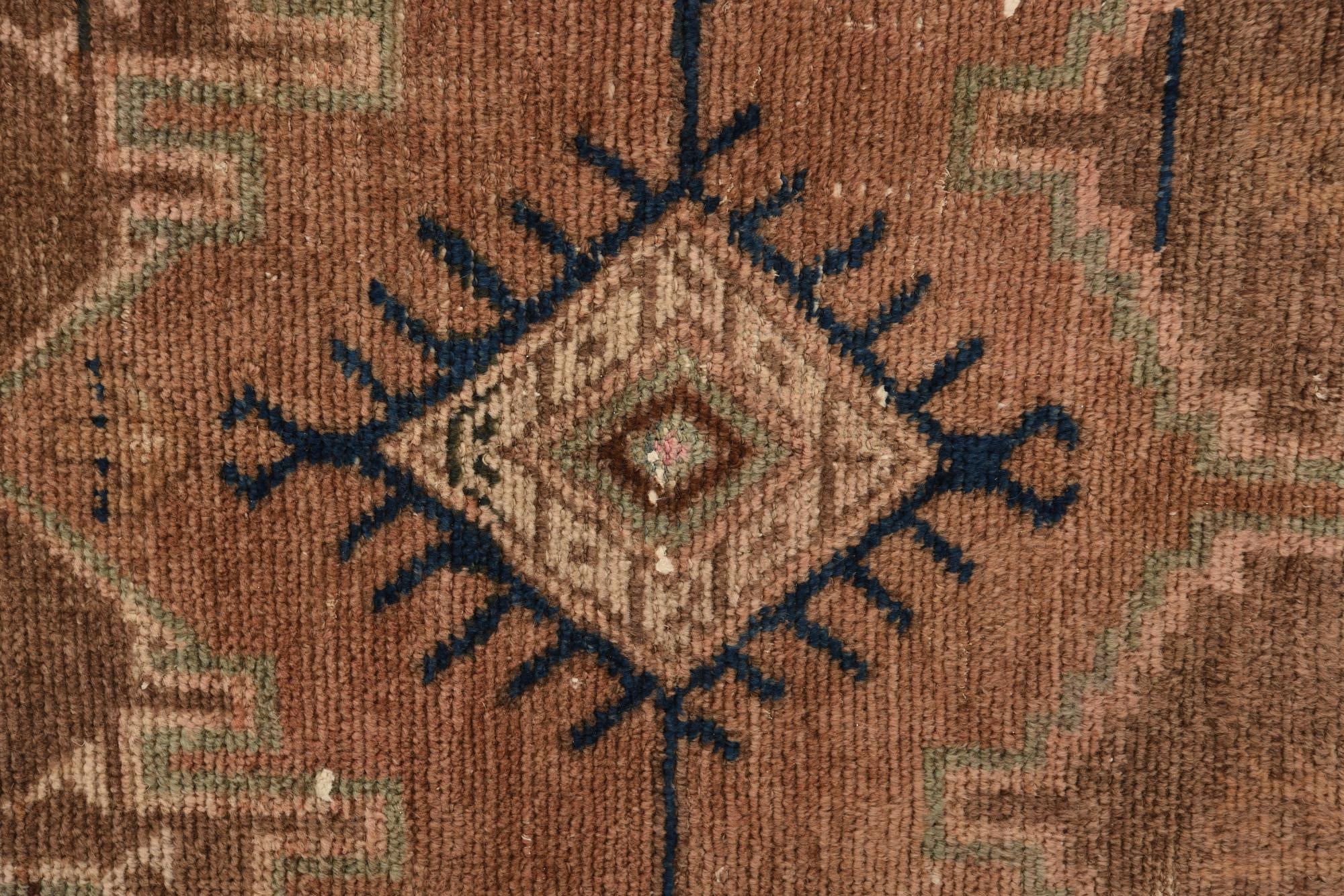 130cm x 275cm anudado a mano Ultra Vintage Alfombra Persa Lana Pasillera