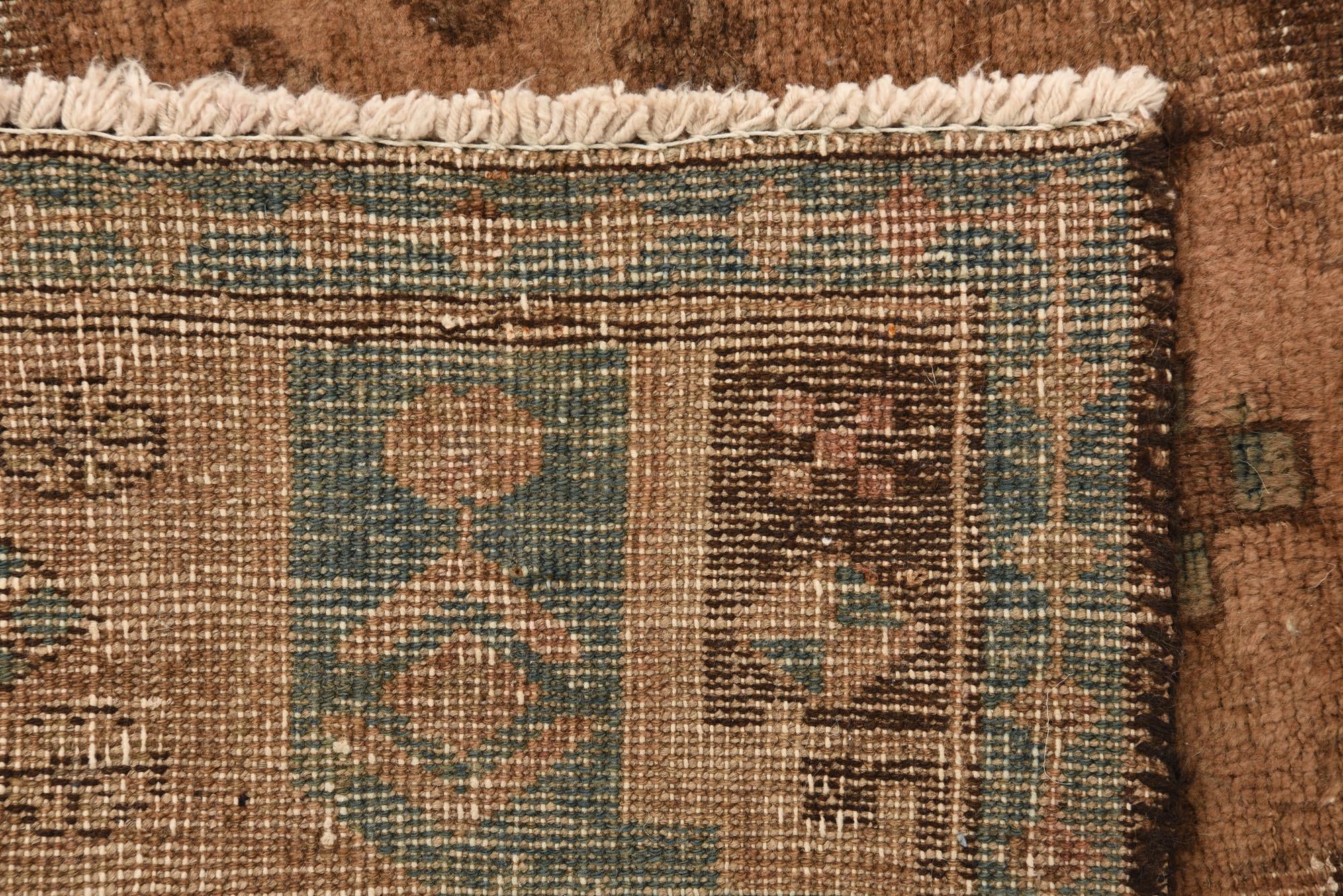3' 6 x 9' Hand Knotted Ultra Vintage Persian Wool Runner Rug