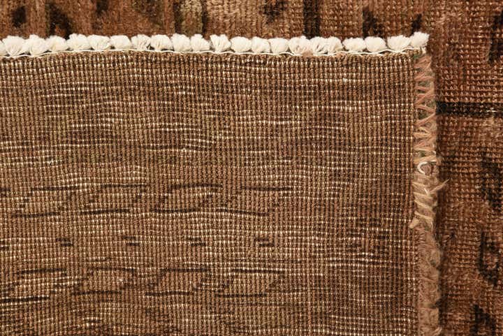 4' x 9' Hand Knotted Ultra Vintage Persian Wool Runner Rug