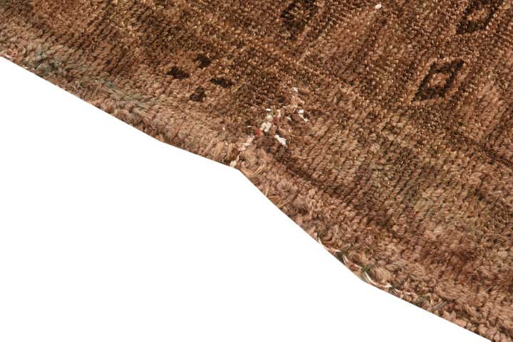 4' x 9' Hand Knotted Ultra Vintage Persian Wool Runner Rug