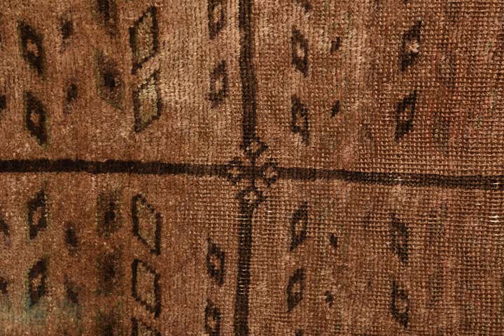 4' x 9' Hand Knotted Ultra Vintage Persian Wool Runner Rug