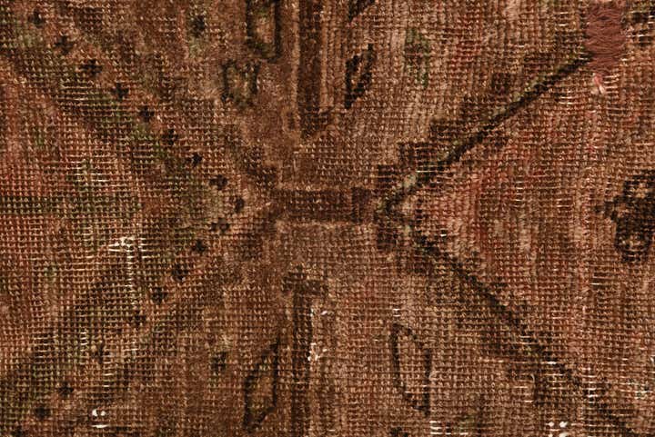 4' x 9' Hand Knotted Ultra Vintage Persian Wool Runner Rug