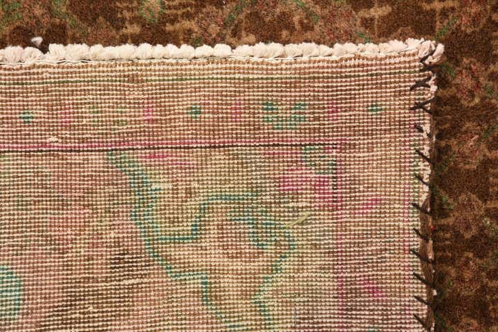 4' x 9' 3 Hand Knotted Ultra Vintage Persian Wool Runner Rug