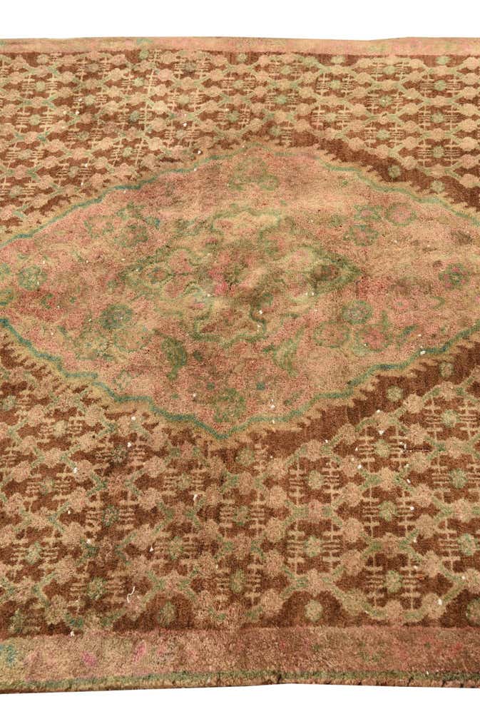 4' x 9' 3 Hand Knotted Ultra Vintage Persian Wool Runner Rug