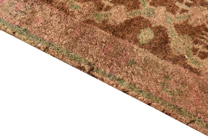 4' x 9' 3 Hand Knotted Ultra Vintage Persian Wool Runner Rug