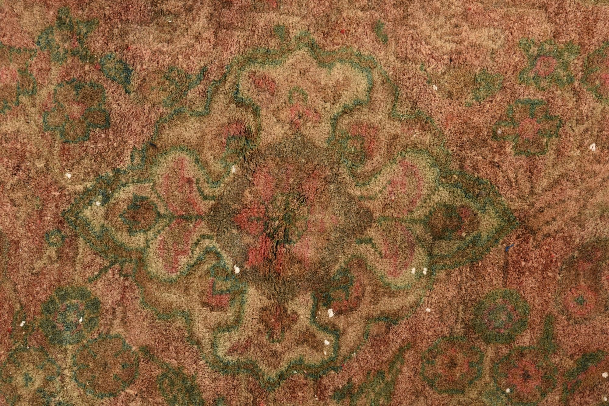 4' x 9' 3 Hand Knotted Ultra Vintage Persian Wool Runner Rug