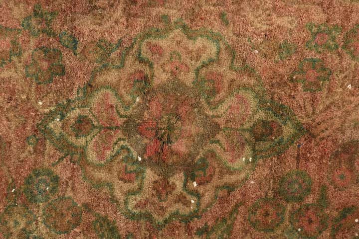 4' x 9' 3 Hand Knotted Ultra Vintage Persian Wool Runner Rug