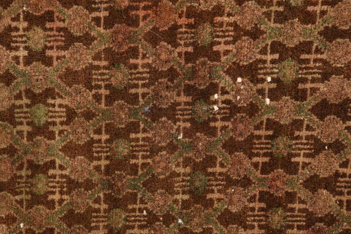 4' x 9' 3 Hand Knotted Ultra Vintage Persian Wool Runner Rug