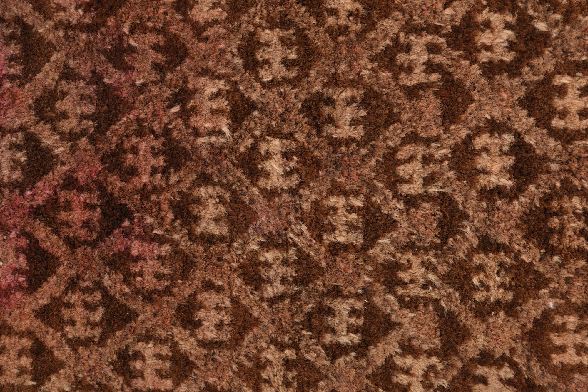 3' 9 x 8' 1 Hand Knotted Ultra Vintage Persian Wool Runner Rug