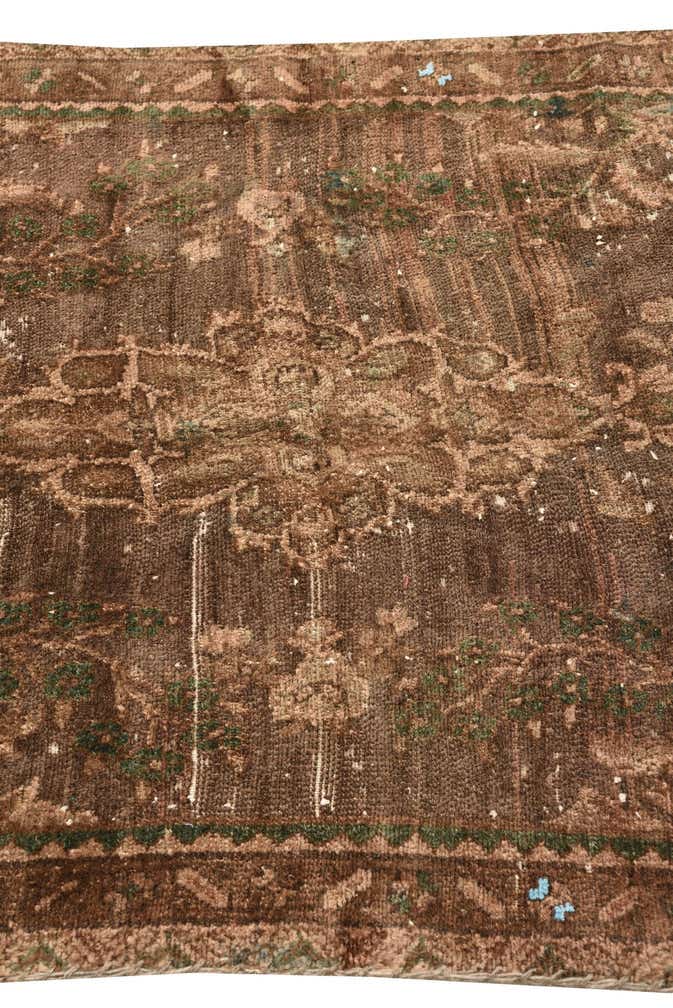 3' 4 x 10' Hand Knotted Ultra Vintage Persian Wool Runner Rug