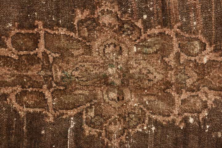 3' 4 x 10' Hand Knotted Ultra Vintage Persian Wool Runner Rug