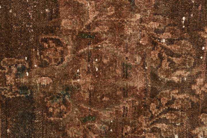 3' 4 x 10' Hand Knotted Ultra Vintage Persian Wool Runner Rug