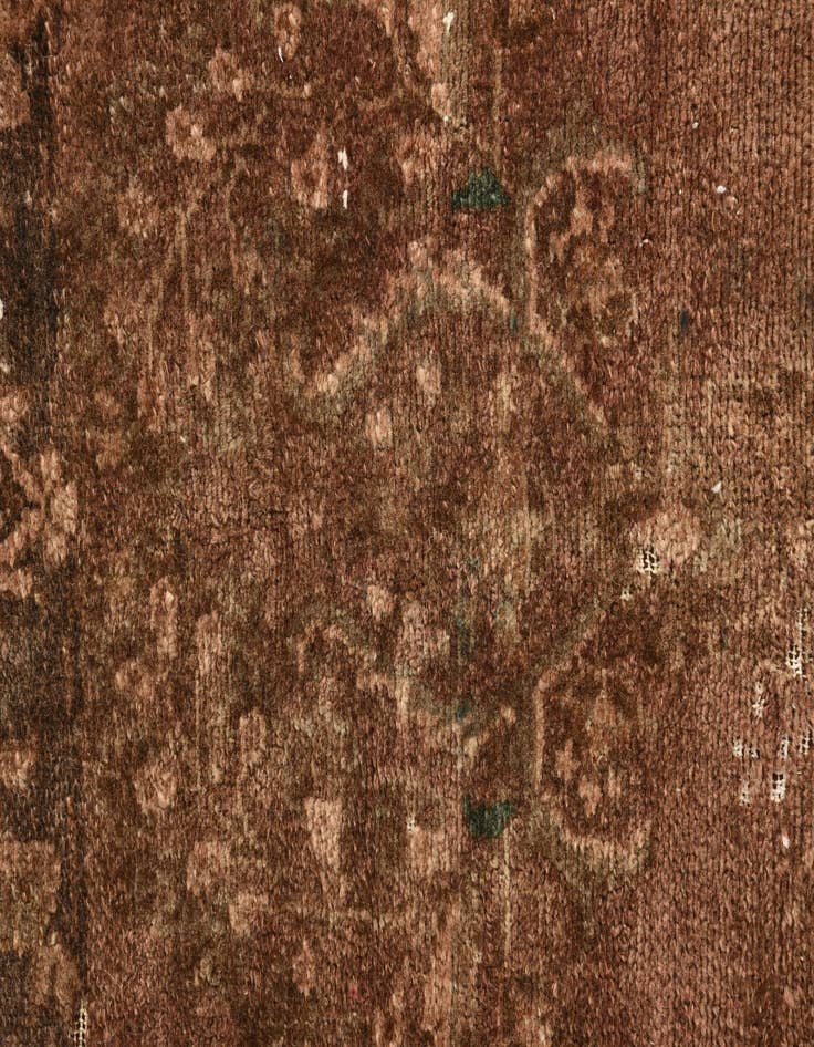 Detail image of 3' 4 x 10'  Hand Knotted Ultra Vintage Persian Wool Runner Rug