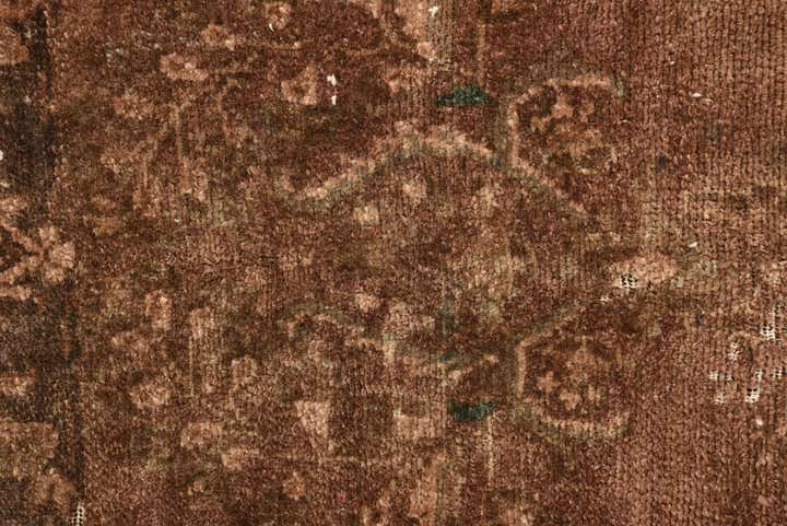 3' 4 x 10' Hand Knotted Ultra Vintage Persian Wool Runner Rug