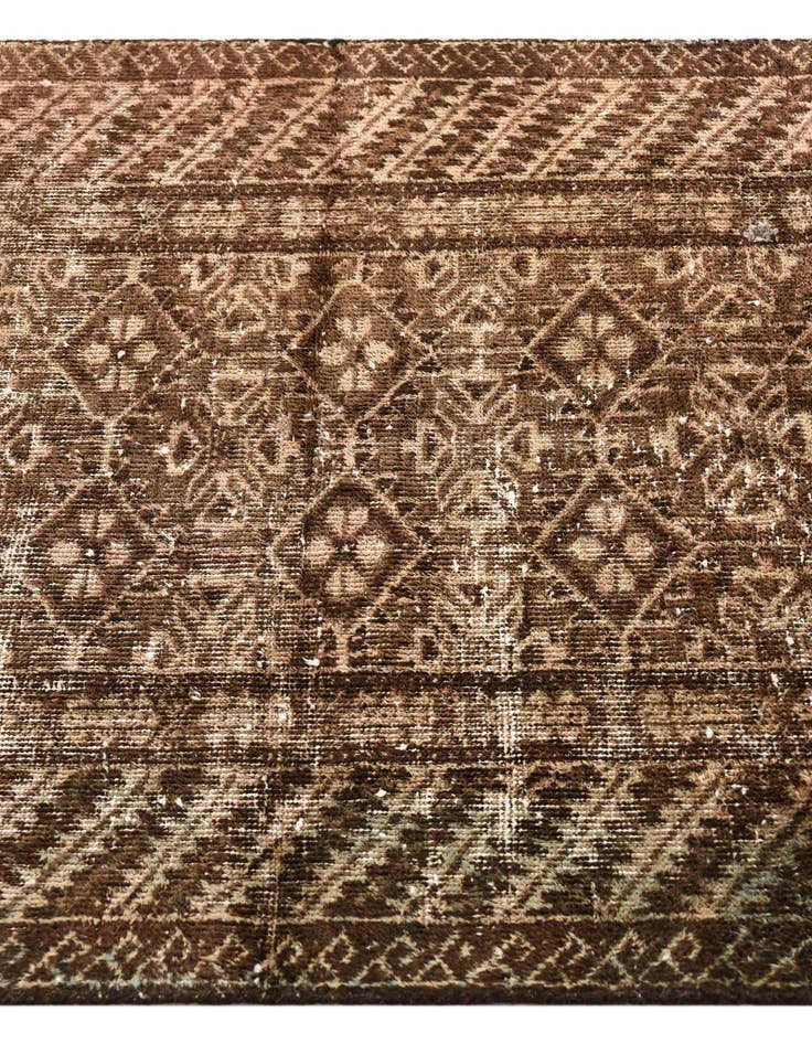 Detail image of 3' x 6'  Hand Knotted Ultra Vintage Persian Wool Runner Rug