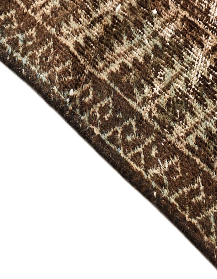 Detail image of 3' x 6'  Hand Knotted Ultra Vintage Persian Wool Runner Rug