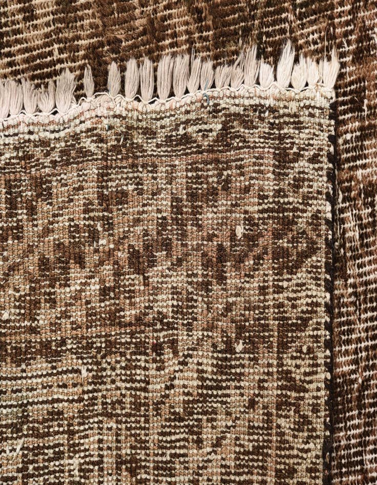 Detail image of 3' x 6'  Hand Knotted Ultra Vintage Persian Wool Runner Rug