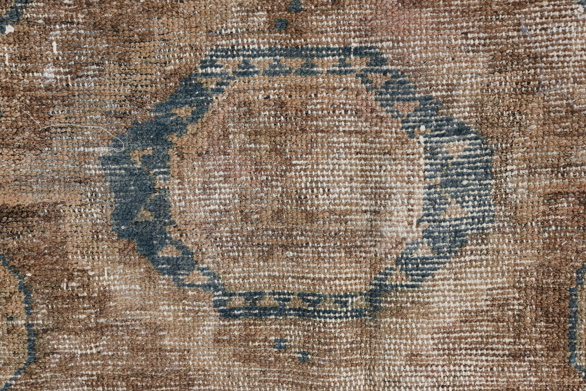 4' 3 x 8' 9 Hand Knotted Ultra Vintage Persian Wool Runner Rug