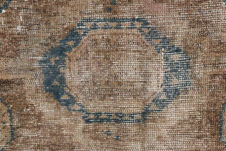 4' 3 x 8' 9 Hand Knotted Ultra Vintage Persian Wool Runner Rug