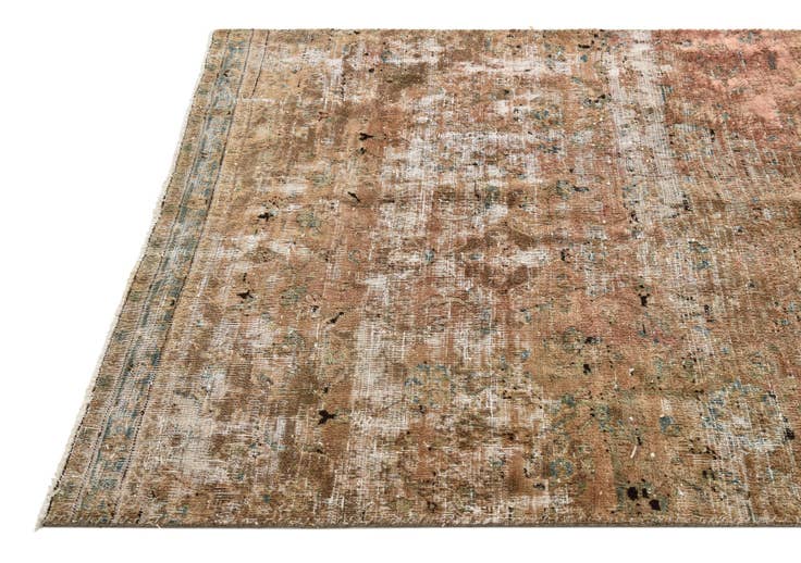 Detail image of 4' 1 x 9' 6 Hand Knotted Ultra Vintage Persian Wool Runner Rug