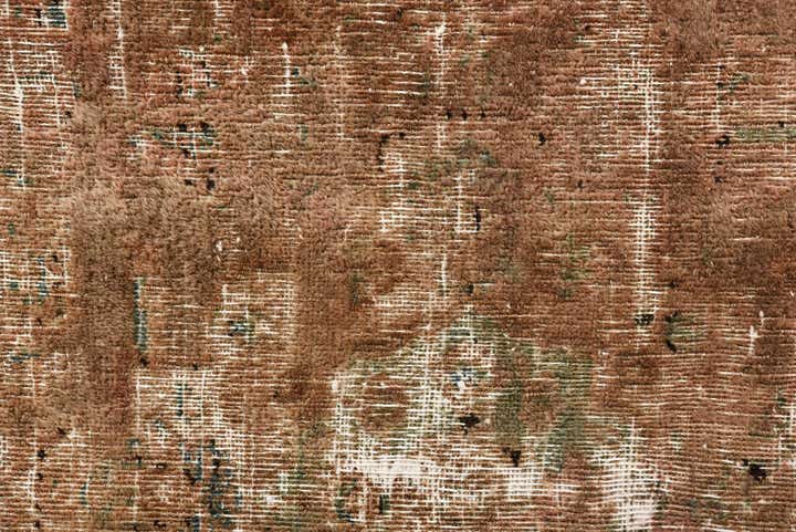 4' 1 x 9' 6 Hand Knotted Ultra Vintage Persian Wool Runner Rug