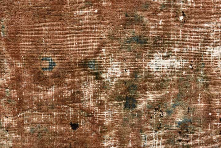 4' 1 x 9' 6 Hand Knotted Ultra Vintage Persian Wool Runner Rug