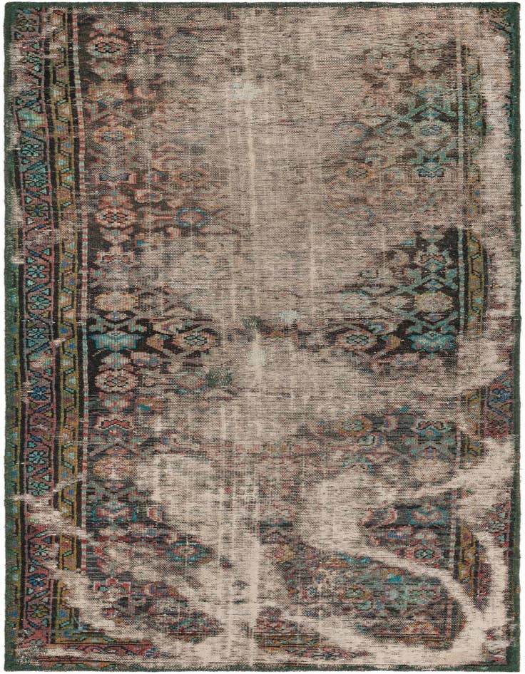 Detail image of 2' 9 x 6' 4 Hand Knotted Ultra Vintage Persian Wool Runner Rug