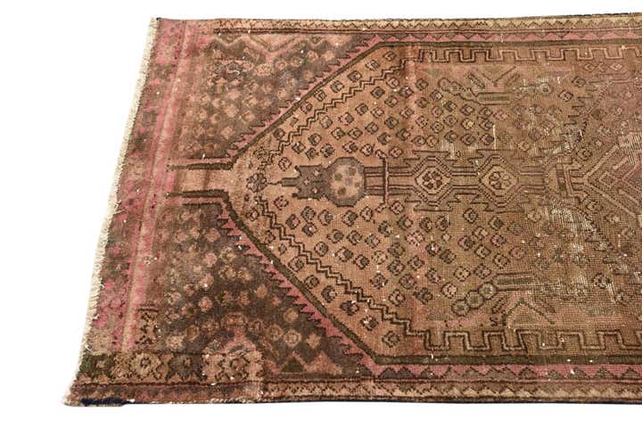 3' x 6' Hand Knotted Ultra Vintage Persian Wool Runner Rug