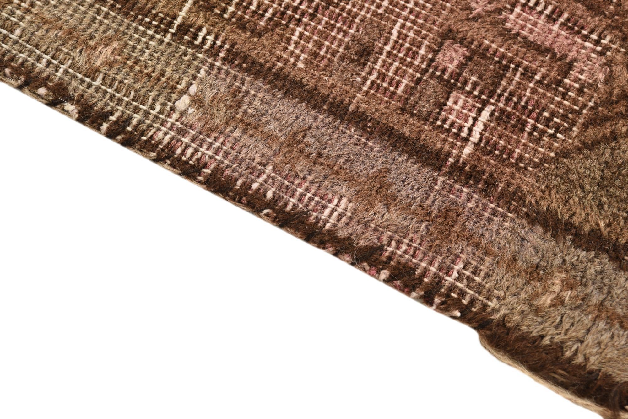 2' 6 x 9' 10 Hand Knotted Ultra Vintage Persian Wool Runner Rug