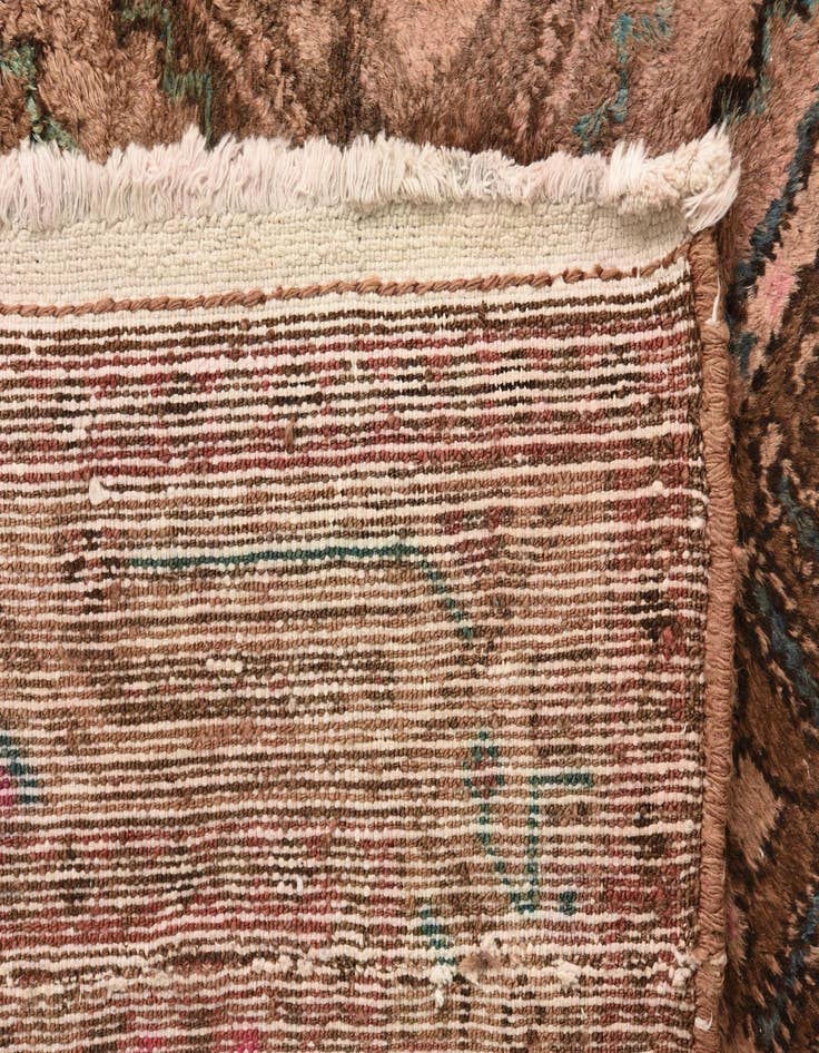 Detail image of 3' 4 x 8' 10  Hand Knotted Ultra Vintage Persian Wool Runner Rug
