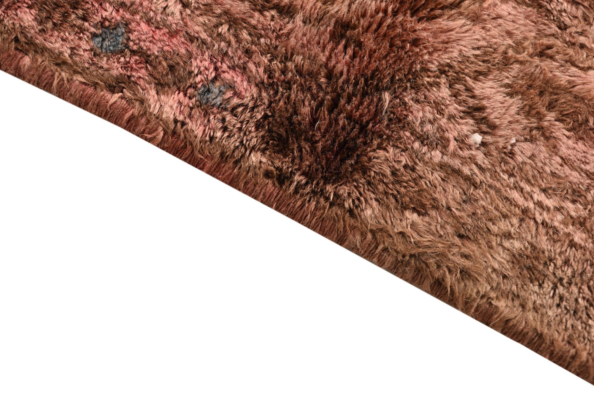 3' 4 x 8' 10 Hand Knotted Ultra Vintage Persian Wool Runner Rug