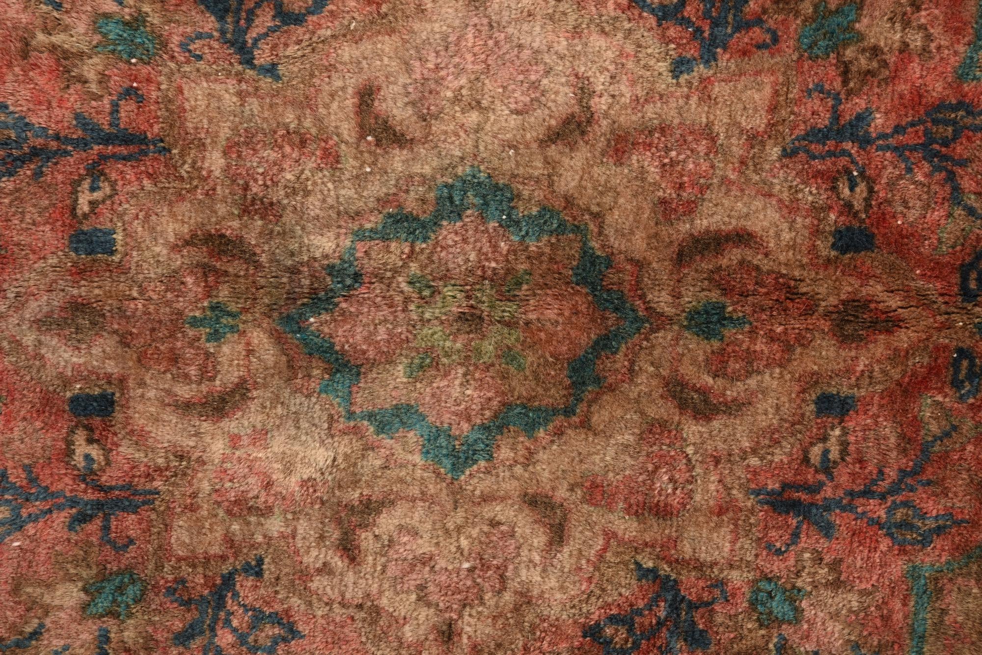 3' 10 x 7' 10 Hand Knotted Ultra Vintage Persian Wool Runner Rug