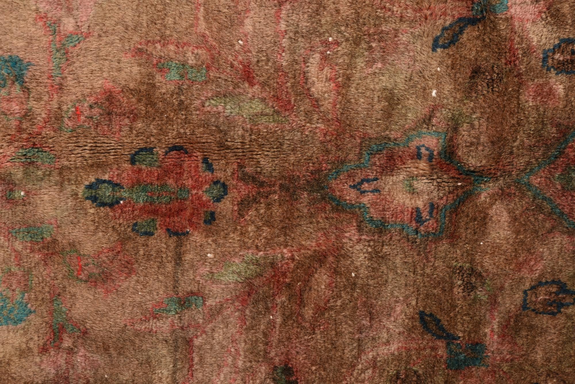 3' 10 x 7' 10 Hand Knotted Ultra Vintage Persian Wool Runner Rug