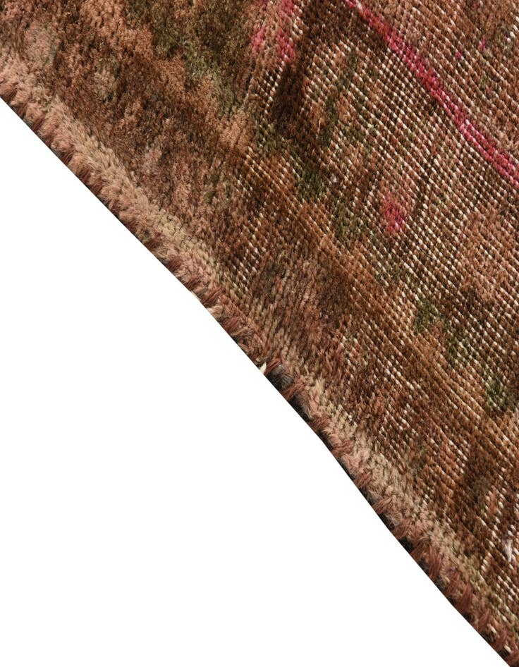 Detail image of 3' 5 x 9' 6  Hand Knotted Ultra Vintage Persian Wool Runner Rug