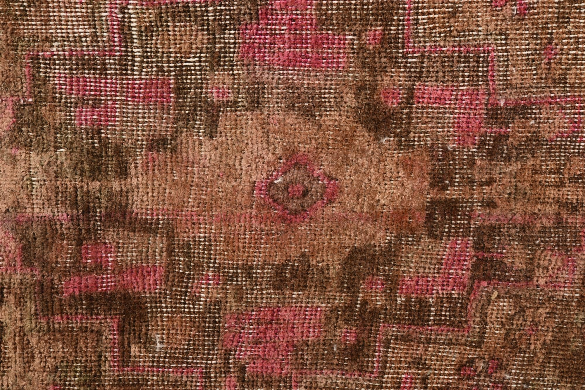 3' 5 x 9' 6 Hand Knotted Ultra Vintage Persian Wool Runner Rug