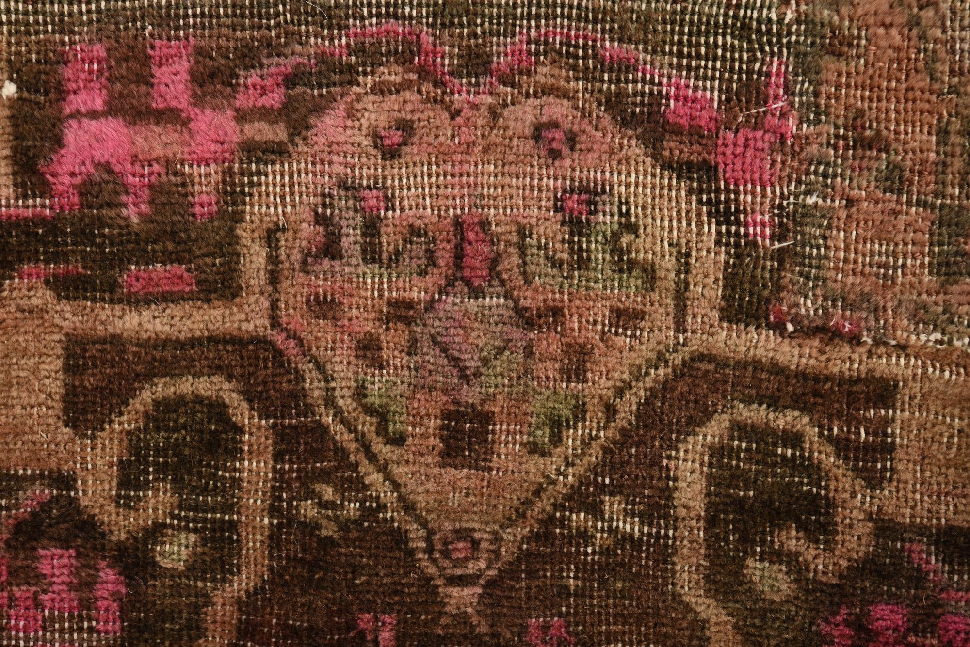 3' 5 x 9' 6 Hand Knotted Ultra Vintage Persian Wool Runner Rug