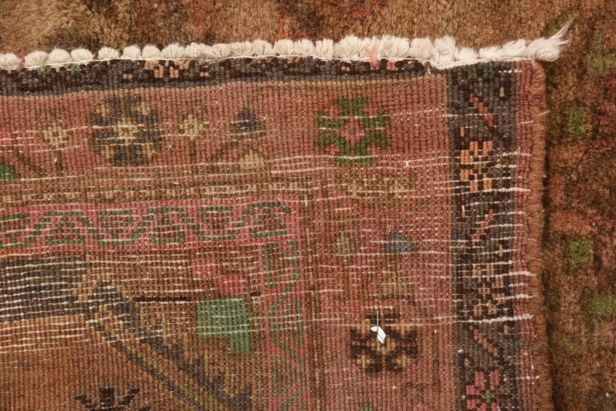 4' x 7' Hand Knotted Ultra Vintage Persian Wool Runner Rug