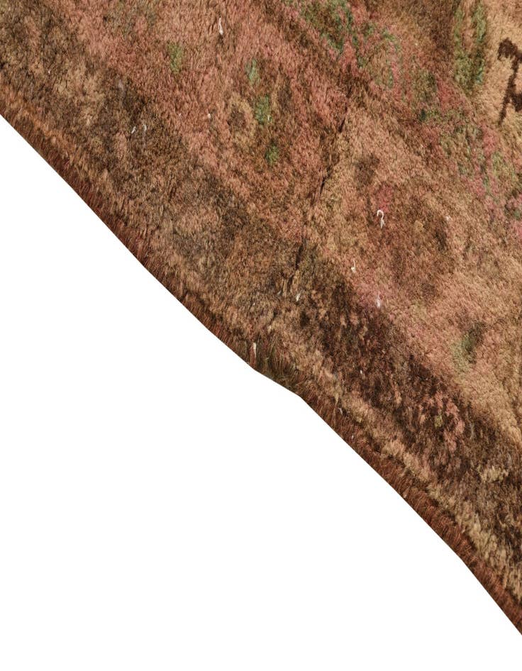 Detail image of 4' x 7'  Hand Knotted Ultra Vintage Persian Wool Runner Rug