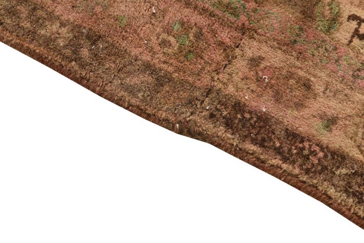 Detail image of 4' x 7' Hand Knotted Ultra Vintage Persian Wool Runner Rug