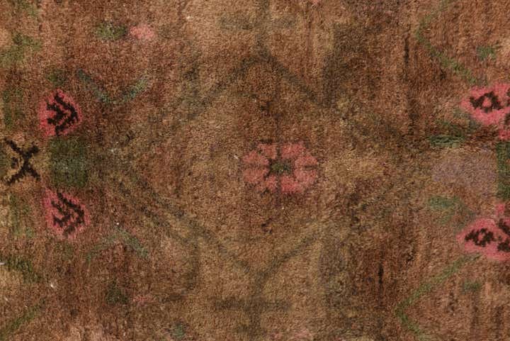 4' x 7' Hand Knotted Ultra Vintage Persian Wool Runner Rug