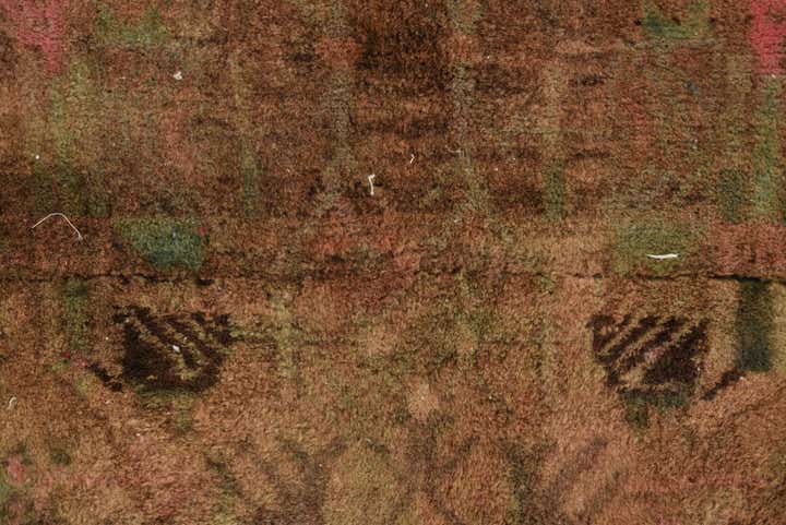 4' x 7' Hand Knotted Ultra Vintage Persian Wool Runner Rug