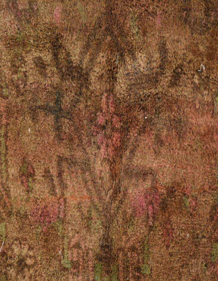 Detail image of 4' x 7'  Hand Knotted Ultra Vintage Persian Wool Runner Rug