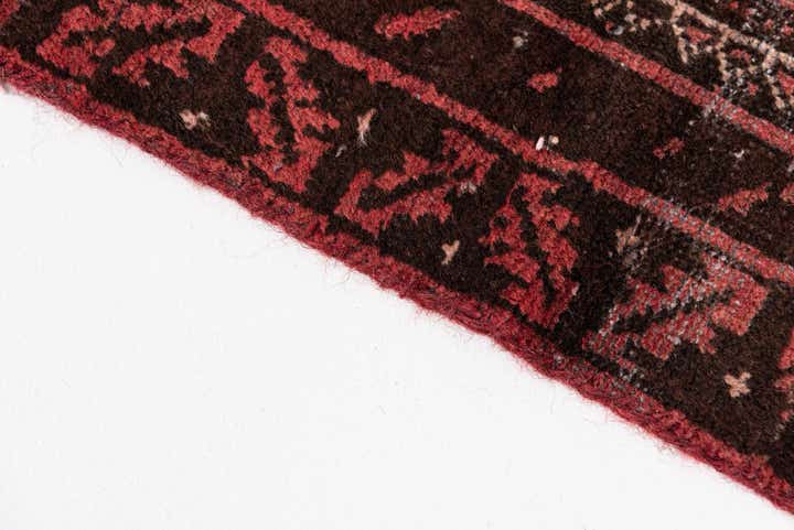 2' 8 x 5' 9 Hand Knotted Ultra Vintage Persian Wool Runner Rug