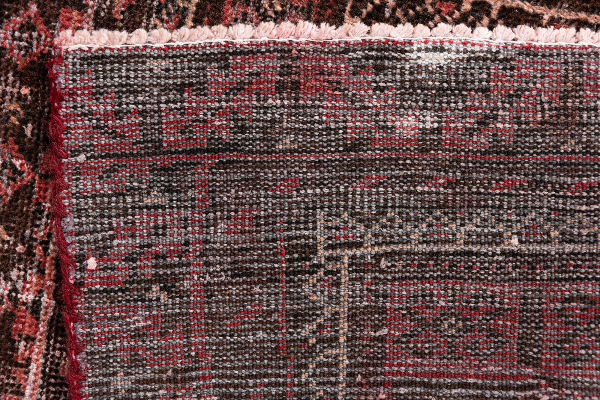 80cm x 175cm anudado a mano Ultra Vintage Alfombra Persa Lana Pasillera